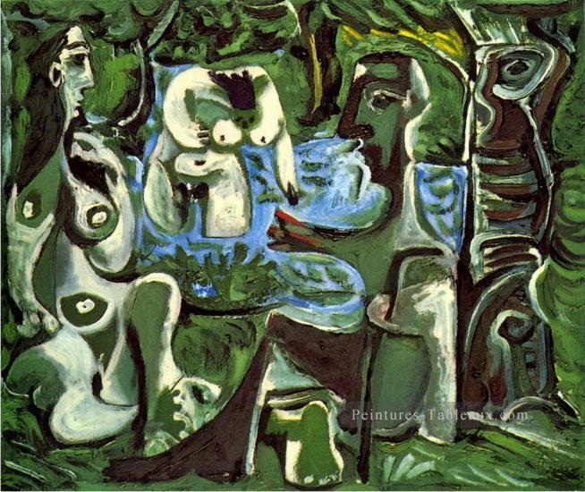 Le déjeuner sur l’herbe Manet 11 1961 Cubisme Peintures à l'huile